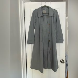 Everlane Gathered Drape Trench coat